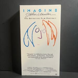 John Lennon Imagine Documentary VHS Tape 1988 – Definitive Film Portrait